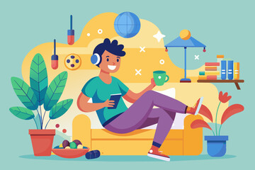 leisure vector illustration