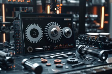 Futuristic Control Room