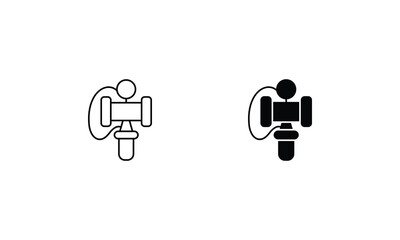Kendama  icon vector stock illustration