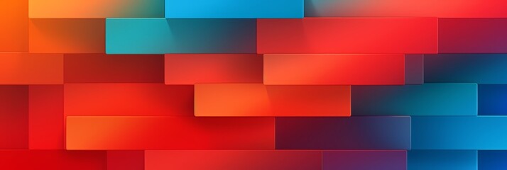 Fototapeta premium abstract colorful background with squares 