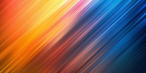 Lines abstract background. Diagonal of colored rays. Striped space of light.
