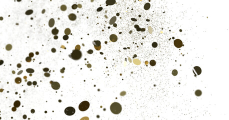  Multicolored confetti on white