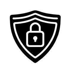 Cybersecurity icon AI Generated