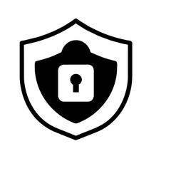 Cybersecurity icon AI Generated