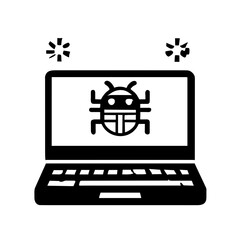 Cybersecurity icon AI Generated