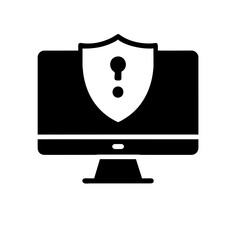 Cybersecurity icon AI Generated