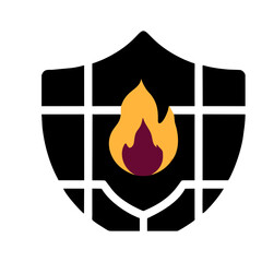 Cybersecurity icon AI Generated