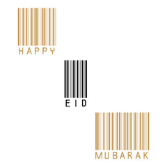 Happy Eid Mubarak Post Vector Design