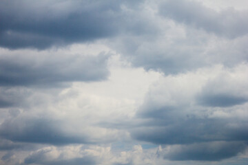 Rain clouds. Texture of the sky and clouds 