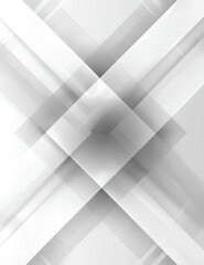 White abstract geometric background with soft light vertical oblique stripes with crossing and angles as pattern in simple monochrome modern style, vertical.