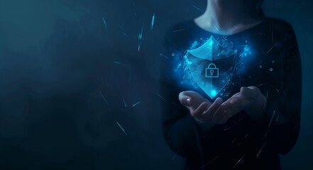 Focus on Secure Email Communication with cybersecurity, data protection, and encryption