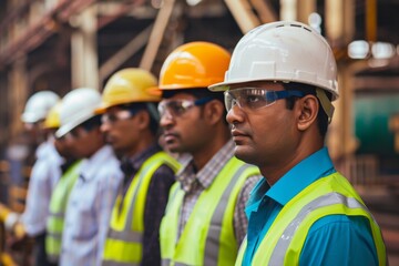 Construction Workers on Site