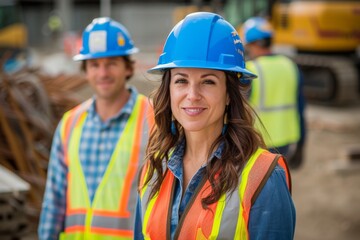 Construction Team on Site