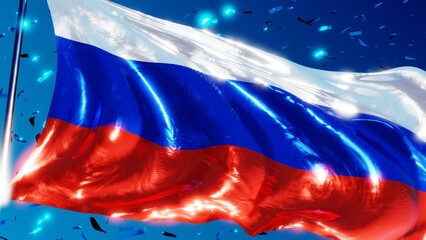  russia flag background