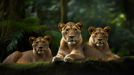 
Fam&iacute;lia Real da Selva: Exuber&acirc;ncia Natural