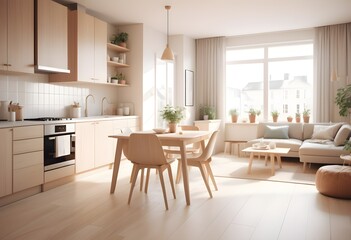 Photo modern style conceptual interior room 3d illustration