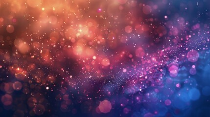 Fototapeta premium Abstract Background With Colorful Bokeh Lights and Glitter