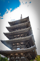 gion, geisha district, kyoto, higashiyama, pagoda, japan