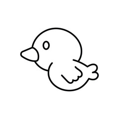 Duck vector icon