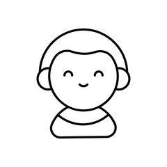 Baby Boy vector icon