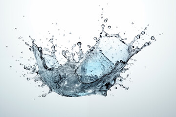 water splash isolated on white background