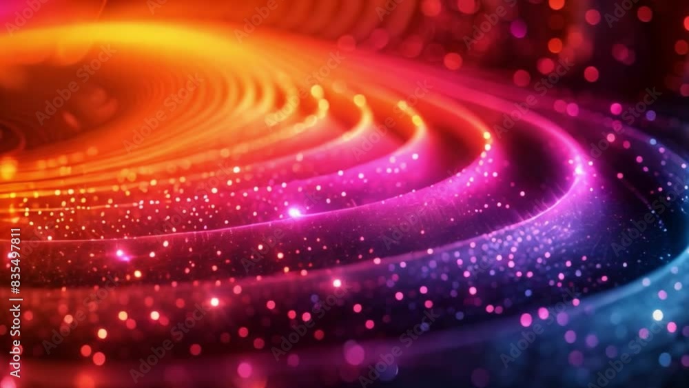Poster a detailed view of a colorful and abstract background, showcasing a mix of vivid shades and dynamic 