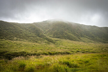 Mount Eboshi, Eboshidake Near Mount Aso, Kyushu, volcano, caldera, mountains, hike, trekking