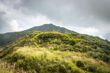 Mount Eboshi, Eboshidake Near Mount Aso, Kyushu, volcano, caldera, mountains, hike, trekking