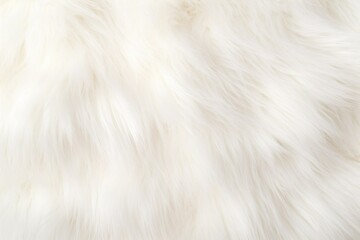 Obraz premium The fur is white and fluffy. It looks like it's from a cat. The fur is very soft and looks like it's made of cotton