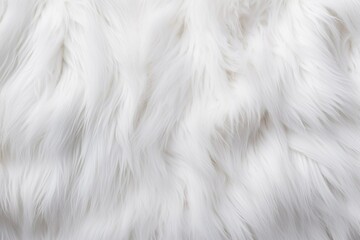 Obraz premium The fur is white and fluffy. It looks like it's from a cat. The fur is very soft and looks like it's made of cotton