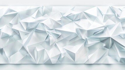 Origami Artwork on White Wall