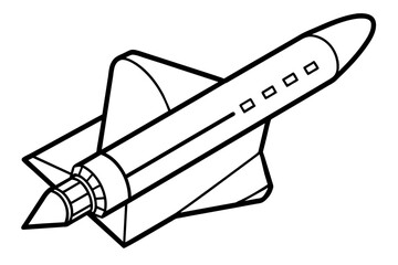 space shuttle vector illustration 