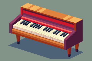 piano vector illustration