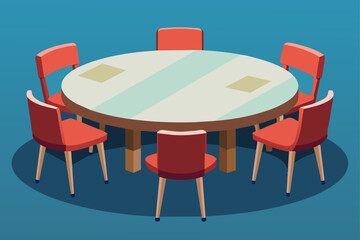 table vector illustration