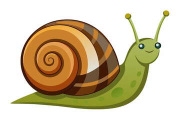 snail animal vector illustration