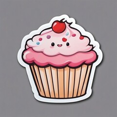 cupcake with cherry