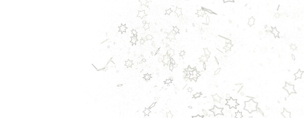 Plummeting Christmas Sparkles: Captivating 3D Illustration of Descending Holiday Star Glitters