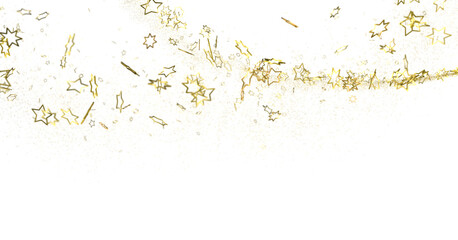 Plummeting Christmas Sparkles: Captivating 3D Illustration of Descending Holiday Star Glitters