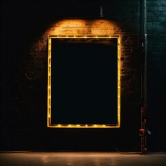 frame on wall
