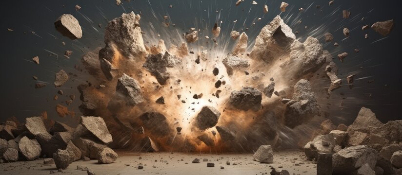 war explosion background