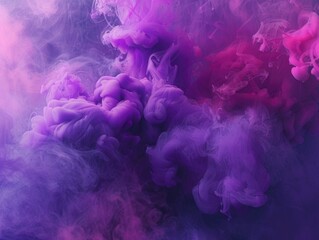 Fototapeta premium Pink and Purple Substance Close-up