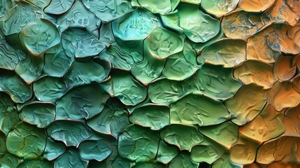 Obraz premium Green scale texture background wallpaper