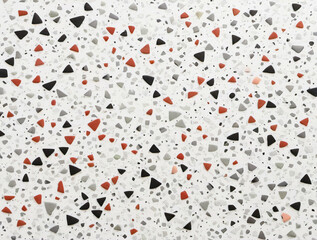 background with red and white dots