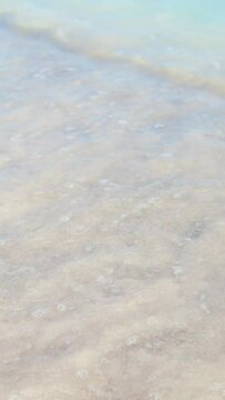 waves and sand