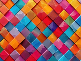 Multicolored background with a diagonal pattern