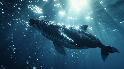 shark in the sea
