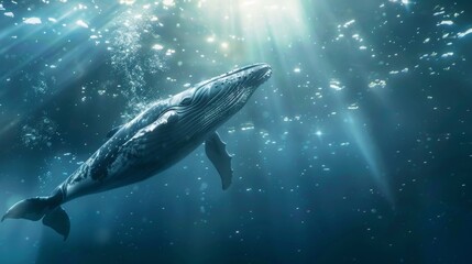 dolphin in the water