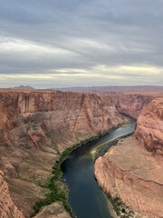 Panoramic Perfection Horseshoe Bend's Serene Beauty