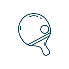 Ping-pong pingpong sport line icon