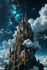 Majestic Castle in the Clouds